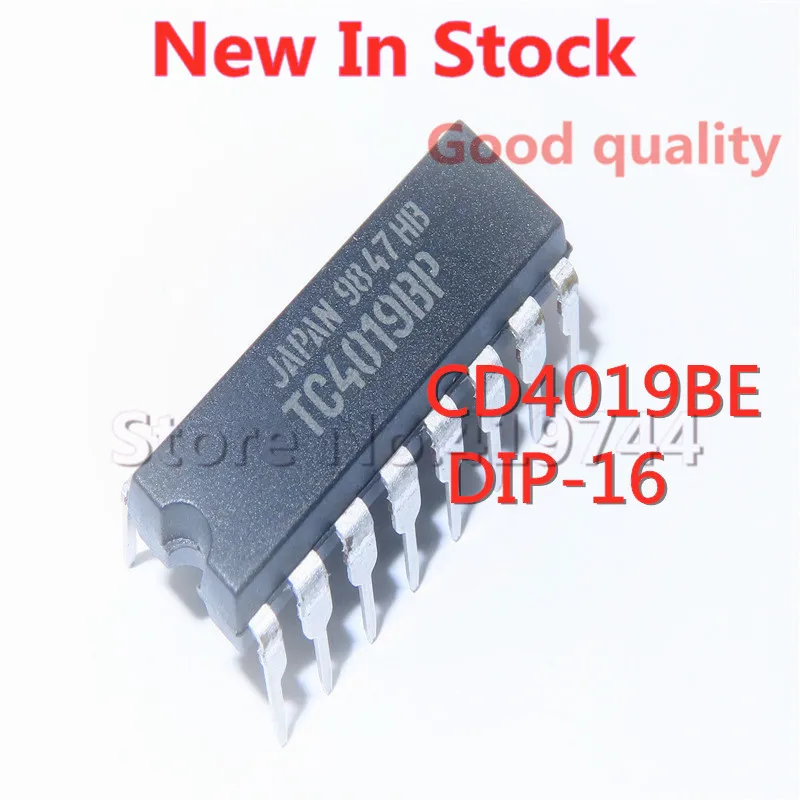 5PCS/LOT CD4019BE CD4019 DIP-16 logic IC chip In Stock NEW original IC