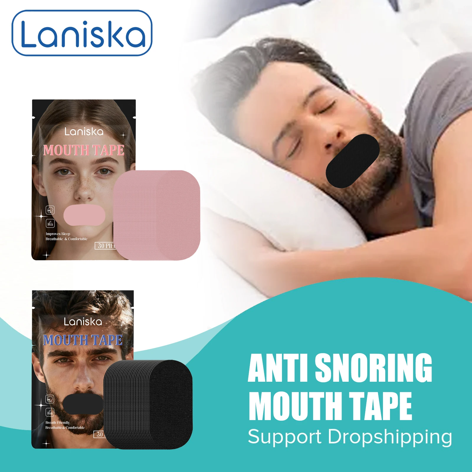 

Sleeping Mouth Tapes Stop Snoring Reduce Mouth Dryness Improve Sleeping Prevent Apnea Anti Snore Mouth Breath Correction Tapes