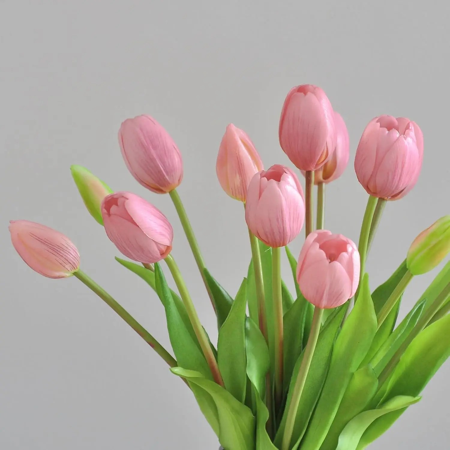 本物のタッチの豪華なシリコンチューリップの花束,造花,装飾的な花,リビングルームの装飾