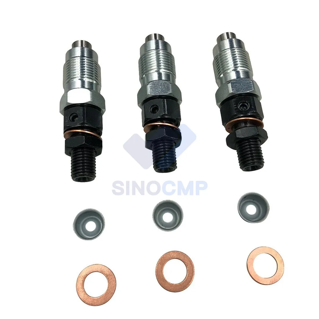 3pcs D722 D782 Engine Fuel Injectors 16001-53000 16001-53002 16001-53000 For Kubota GF1800E BX1860 BX1880 BX2360 BX1830D BX1830D