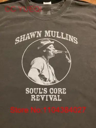 Shawn Mullins T Shirt Size L Souls Core Revival Sister Hazel Verve Pipe long or short sleeves