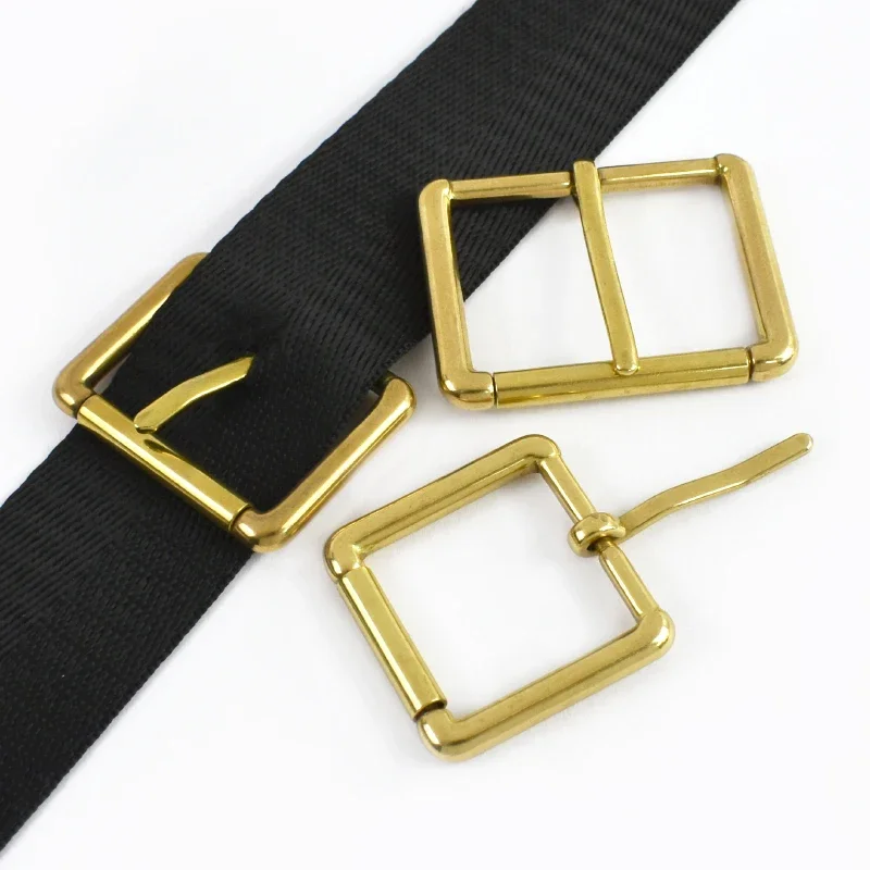 2-5P النحاس دبوس مشبك لحزام 20/26/32/38 مللي متر حقيبة حزام الخصر الأسطوانة دلاء معدنية الأمتعة على ظهره المشبك DIY بها بنفسك الخياطة اكسسوارات