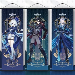 Genshin Tác Động Giang Hồ Tarot Poster Cosplay Anime Genshin Nahida Tiểu Raiden Shogun Kazuha Zhongli Cuộn Vải Móc Quà Tặng