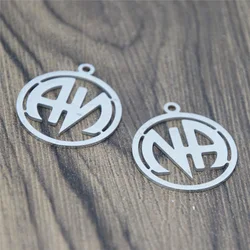 5pcs/lot Anonymous Symbol charm NAR ecovery Logo Emblem Amulet Stainless steel Charm pendant 28x25mm