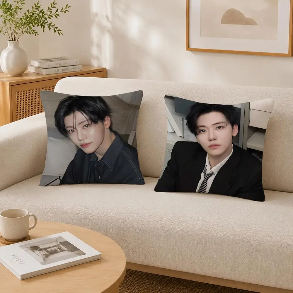 Idol Jaemin Cushion Cover Soft Fluffy Short Plush  Pillow Case  Sofa Bed Home Decor