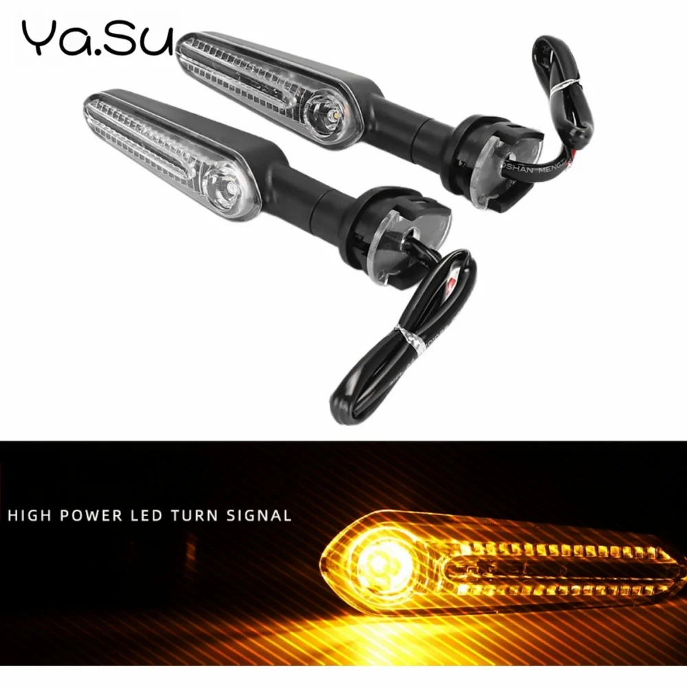 Motorcycle Turn Signal Indicator LED Light For YAMAHA YZF R1 R3 R6 R7 R9 R25 MT 03 07 09 10 15 FZ-10 NIKEN TRACER 700 VMX V-MAX