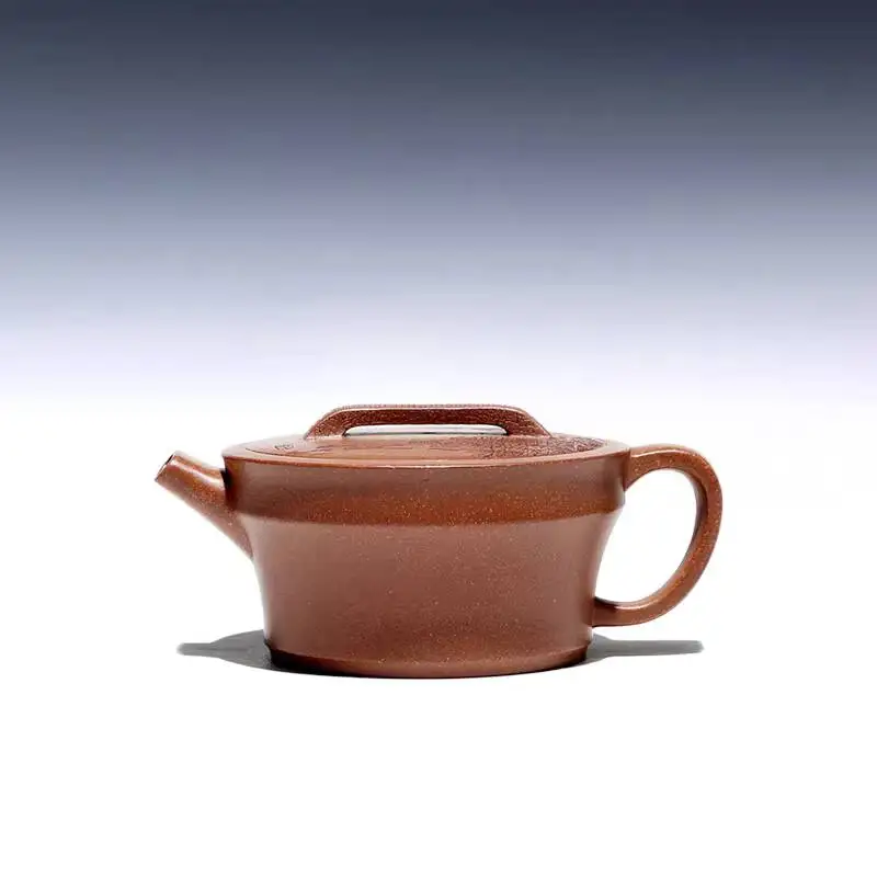 

[Gjia Sand Sris]Mizhi Carvd Purpl Clay Tapot By G Junqian, Fully Handmad Tapot, Original Minral Gold Sand, Hanwa