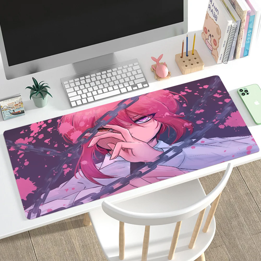 

Chainsaw Man Mousepad Mouse Mat Desk Mat With Pad Gaming Accessories Prime Gaming XXL Keyboard Pad Padding Mat