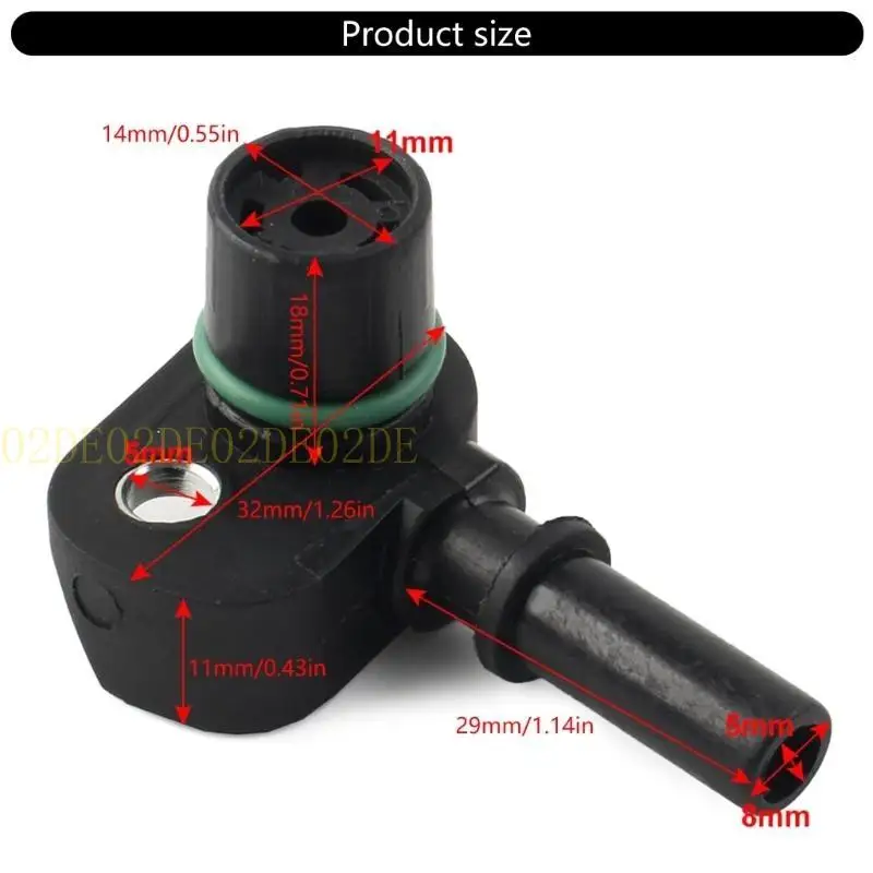 

02DE Lightweight Brake System Vacuum Component For LR082226 Enhances Brake Response