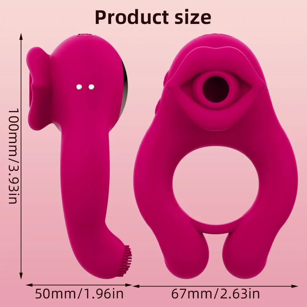 Saugen Zunge Lecken Klitoris Stimulator Verzgerte Ejakulation CockRing  Klitoris Stimulator Hodensack Massagegert Erotische SexToy fr Paare -  AliExpress 66