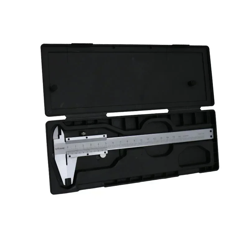 SHAHE High Precision 0.02mm Vernier Caliper Stainless Steel Vernier Calipers for Inside, Outside, Depth and Step Measurements