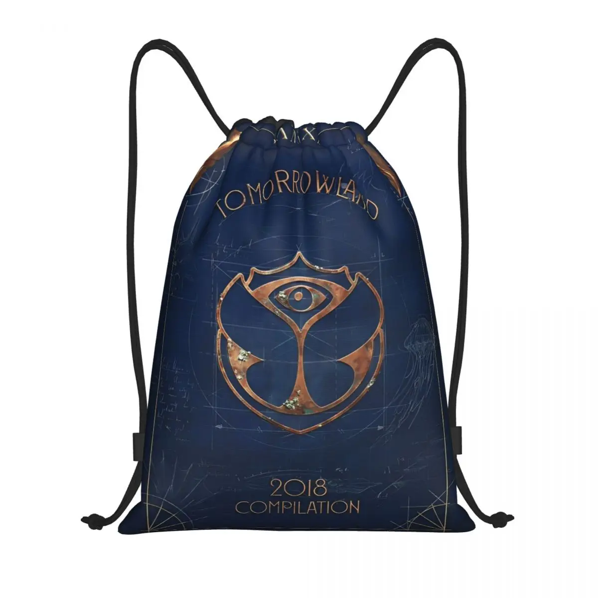 حقيبة ظهر رياضية برباط من تومورولاندز، حقيبة رياضية بسلسلة للتمرين في الخارج #1