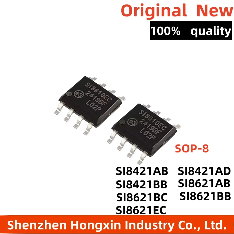 

(5piece)100% New SI8621EC SI8621BC SI8621BB SI8621AB SI8421BB SI8421AD SI8421AB SOP-8 Digital isolator chip