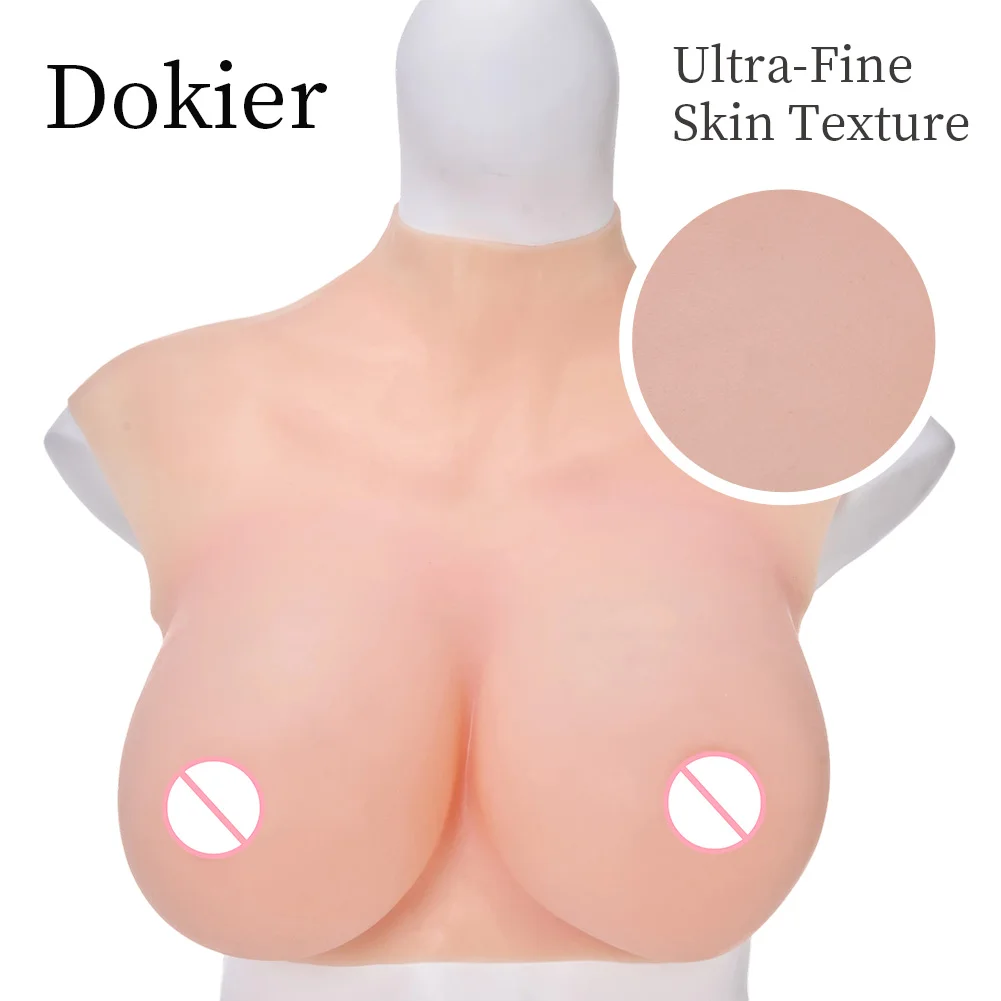 Plus Size Crossdresser Silicone Fake Women Body Boobs Breast Forms Lightweight Version Cosplay Drag Queen Crossdressing