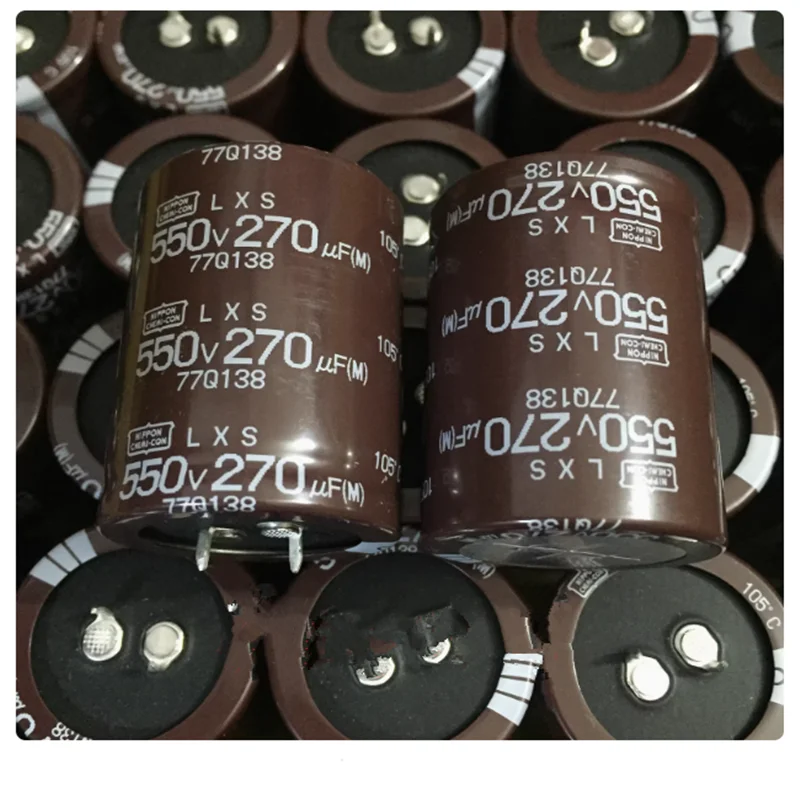 1PCS 550V 270UF 470UF Electrolytic Capacitor 35X45 35X50 35X55 35X60 35X70 25X40 30X40 30X50 30X60 25X45 25X50