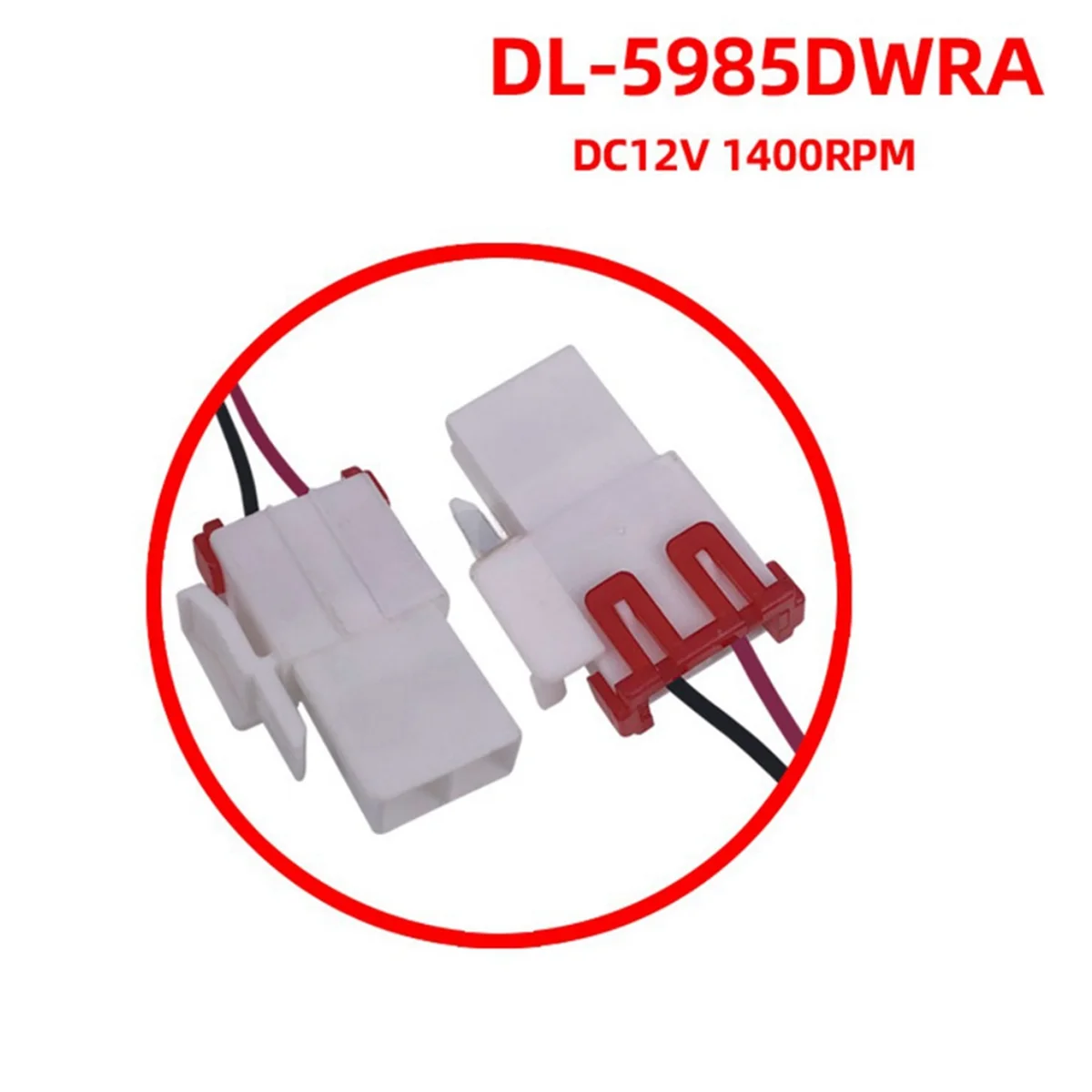 Motore della ventola di raffreddamento per frigorifero DL-5985DWRA DV12V 1400RPM parti del congelatore del radiatore del frigorifero