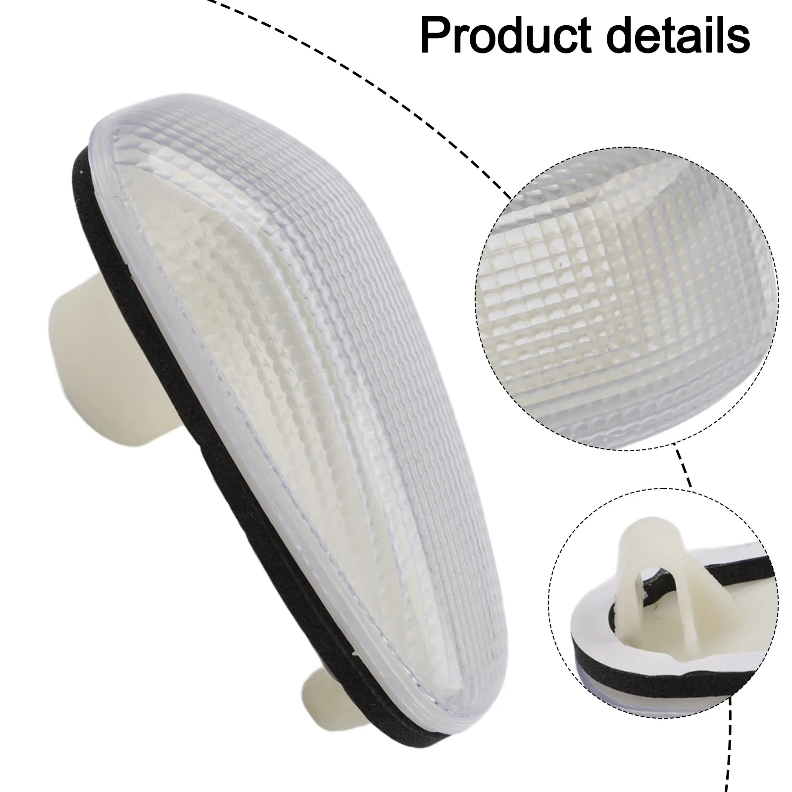 Car Light Assembly Indicator Lamp Yellow,White Turn Signal Light Clear Bright Illumination Wide Vehicle Compatibility