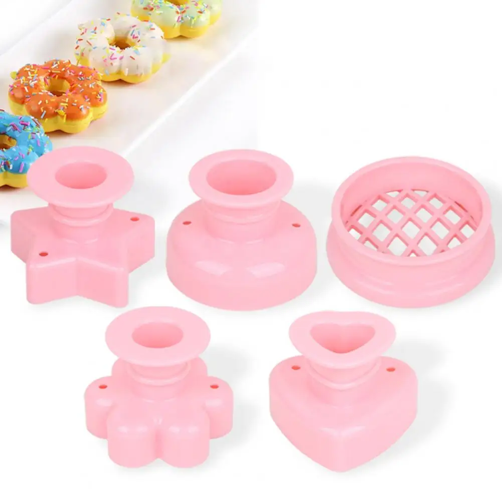 Doughnut Molds Household Hollow Out Cake Bread Molds Children's Biscuit Pineapple Donut Maker Cutter Molds Dessert Baking Tools