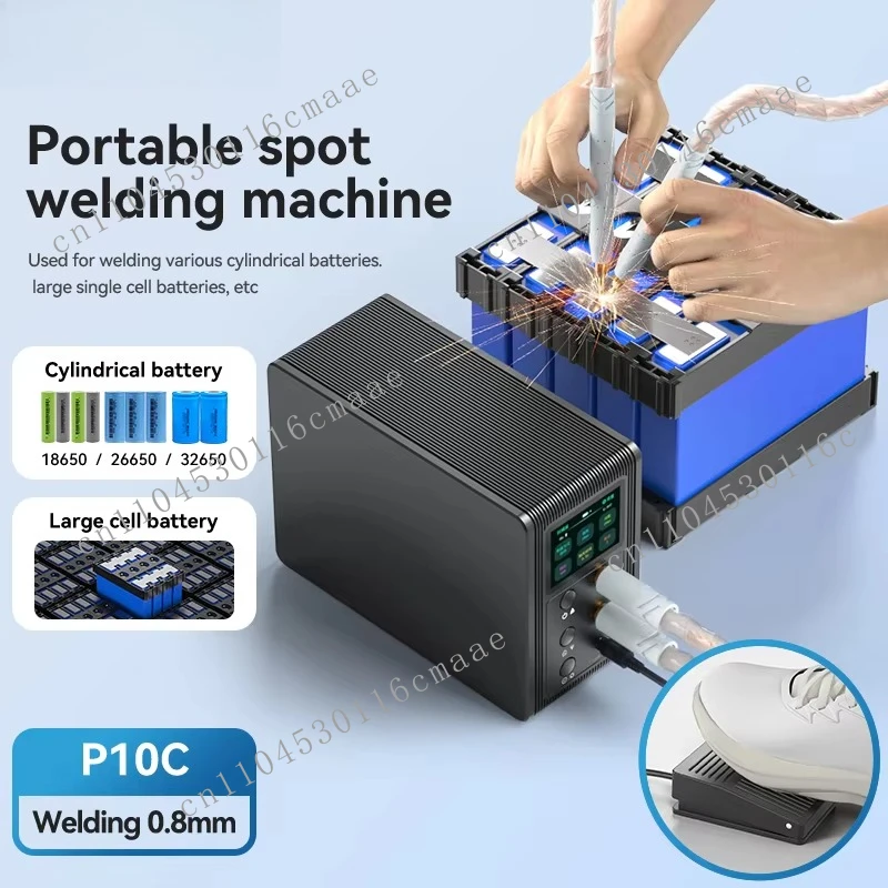 New Mini Welding Machine 80-Level Adjustable LCE Screen Spot Welding 0.8mm 15A Charging Speed Preheat 1-10