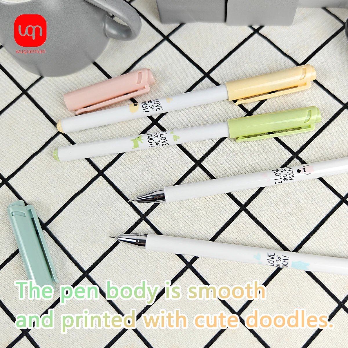 

WQN 3/6/12PCS 0.38mm Macaron Pen With All-Natural Nib. Smooth Writing, Comfortable Touch, Beautiful Shell Design.