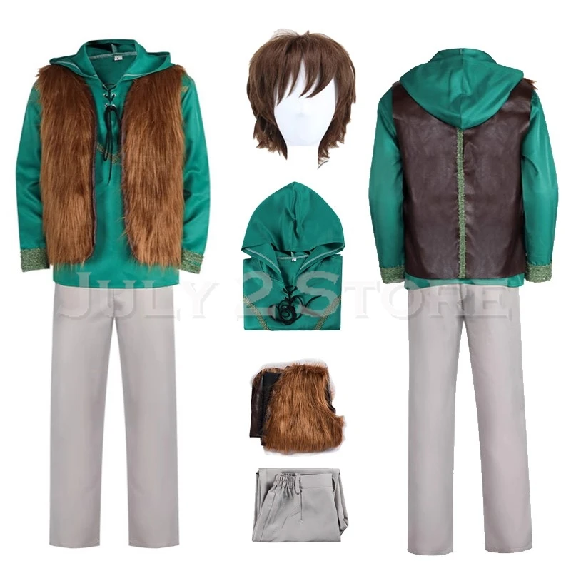 Movie How to Train Hiccup Cosplay Your Dragon Costume Wig Uniforms Mens Halloween Party Outfit Roleplay Hoddies Vest 2025