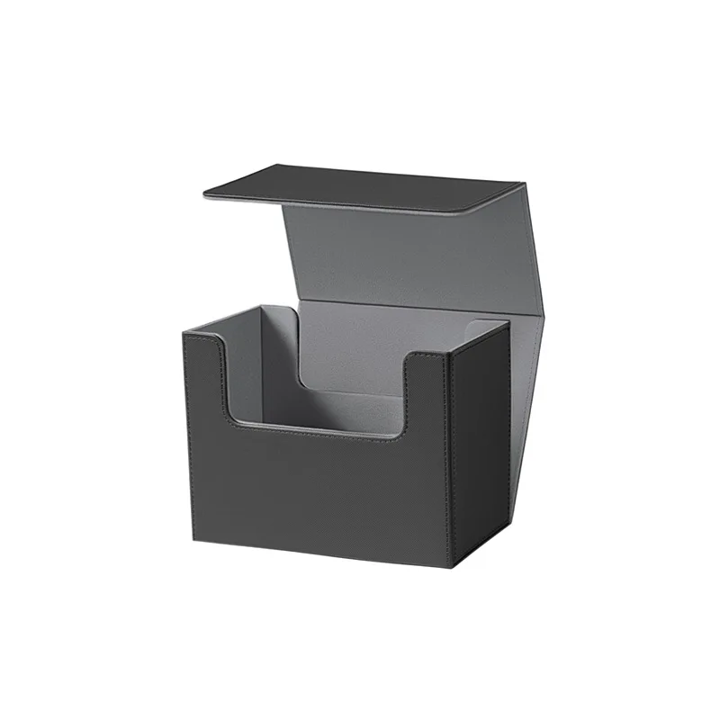 Portable Magnetic PU Graded Card Box Storage Case for Grading Card Slabs & Hard Sleeves Universal TCG CCG PTCG OCG Card Holder