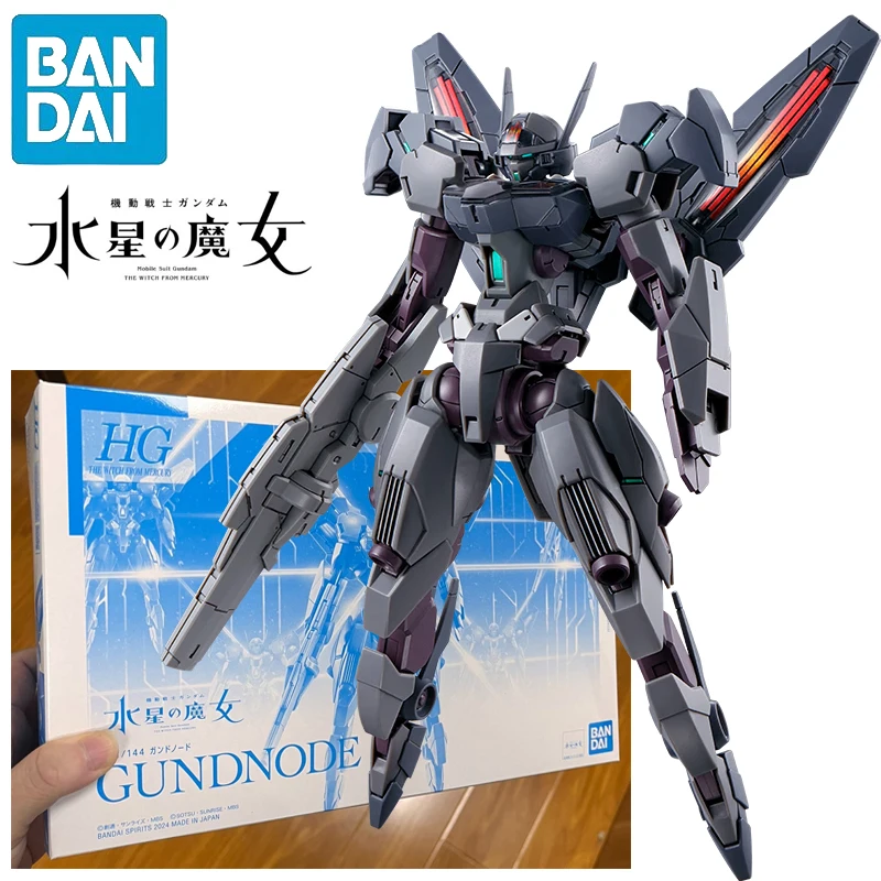 In Stock BANDAI PB LIMITED HG:TWFM Mobile Suit Gundam: The Witch From Mercury GUNDNODE Ver. Anime Figure Assembly Model Toy