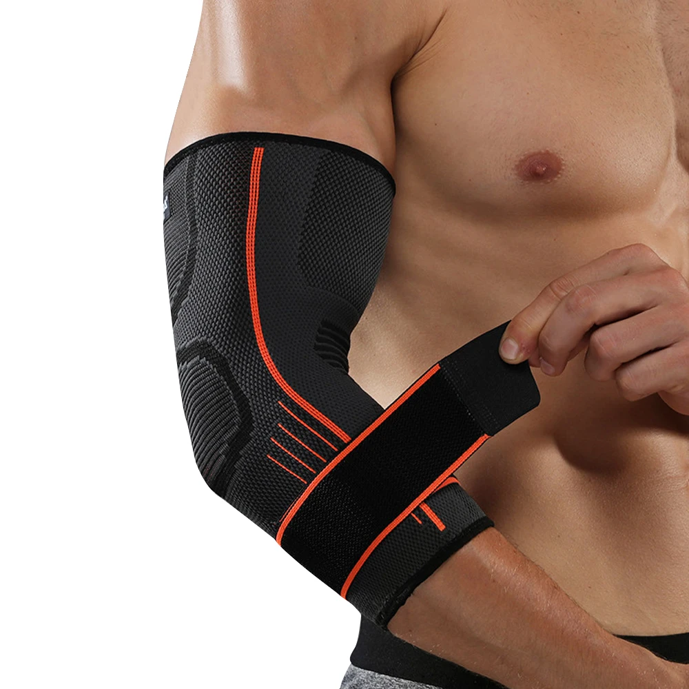 1 PCS Adjustable Elbow Brace Support Wrap for Joint, Arthritis Pain Relief, Golf Elbow, Tendonitis,Unisex Sports Injury Recovery