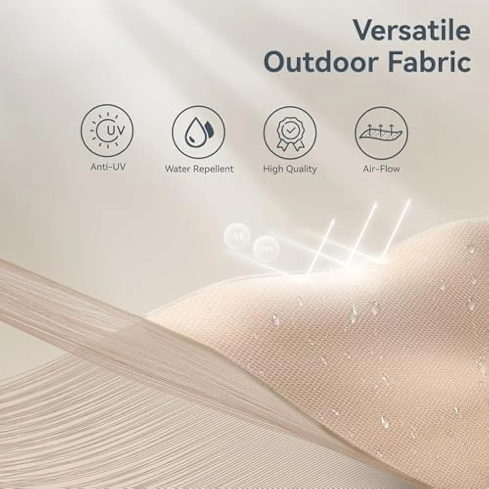 13フィートパティオパラソル、パティオパラソル両面ツイン屋外マーケットパラソル、クランク付き、屋外パティオパラソル