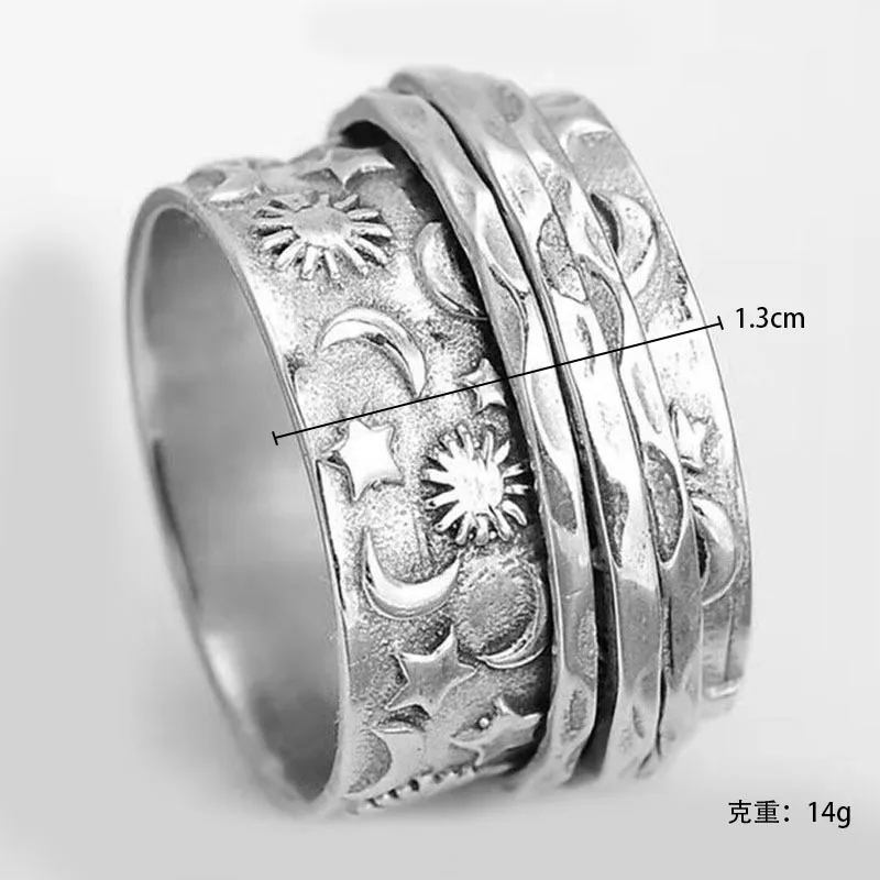 Yunjin New Wish Amazon Creative Retro Ring Europe And The United States Fashion Male Ring cross-border Exclusive