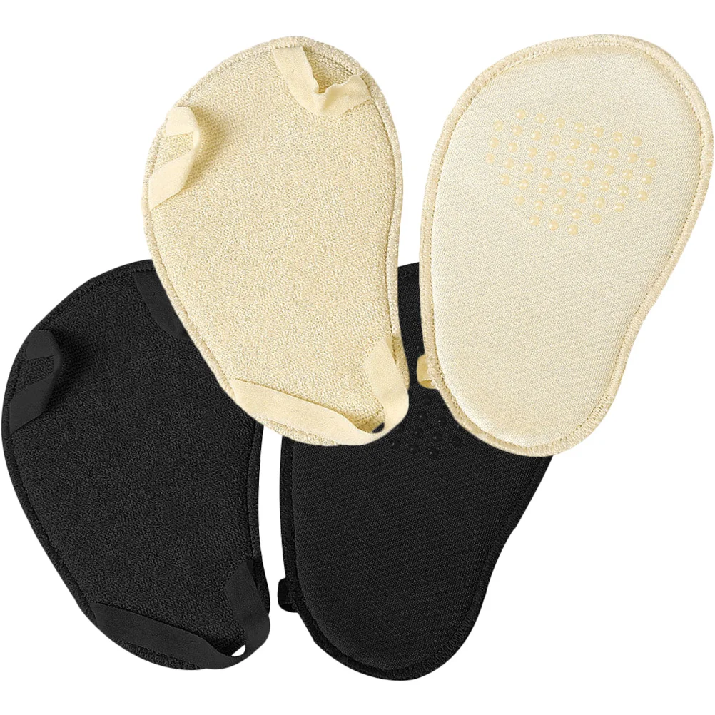 

2 Pairs Pads High Heels Inserts Towel Cushions Comfortable Anti Slip High Heel Shoe Inserts Pain Relief Foot Care Tools