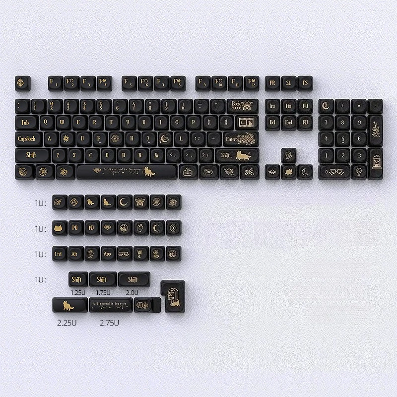 

End of time keycap MOA sublimation 131 key magnetic axis DIY small full set of PBT