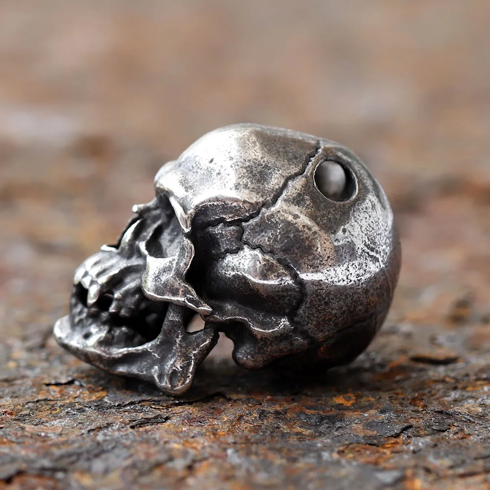 NEW Punk Skull Pendant Necklaces For Women Men Gothic Hip Hop Skull Skeleton Clavicle Necklace Halloween Jewelry Gifts