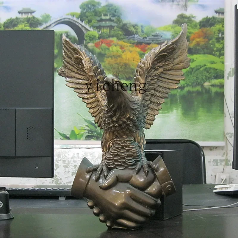 BJ-25  fiberglass simulation animal eagle ornament outdoor flower garden landscape sculpture home decoration