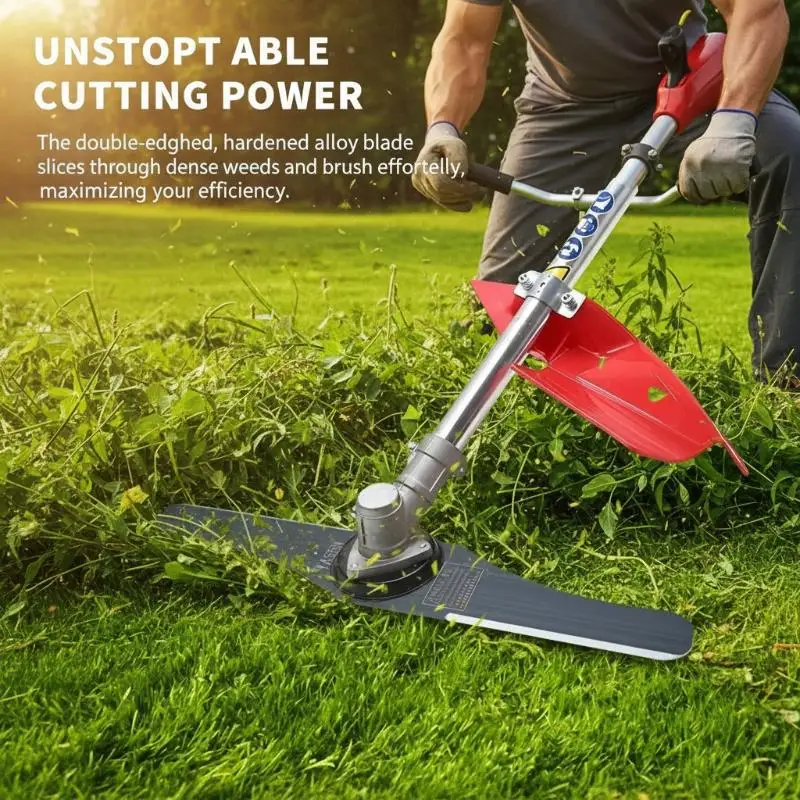 A set of high manganese steel blade universal double-edged weeding machine blades saves fuel and electricity