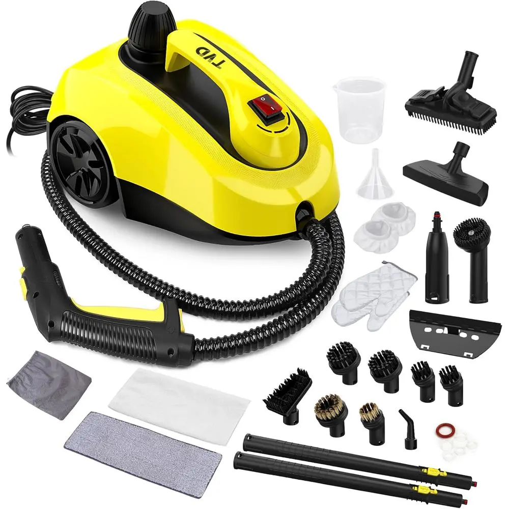 

Steam Cleaner, Steamer or Cleaning with 26 Accories, Steam Cleaner or Home with 5M Extra-Long Power Cord or Home loor Cleaning,