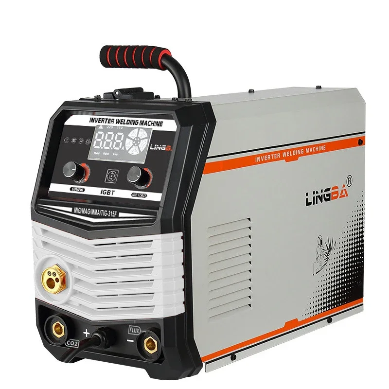 

Lingba 15 кг 5 в 1 Dc Mag сверхмощный сварочный аппарат Mig Equipment Arc 315 LCD сварочный аппарат