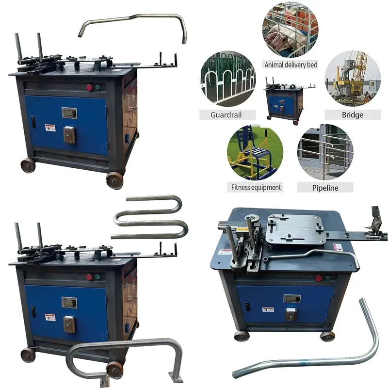 for TAIDAL CNC Pipe Bending Machine Right Angle U Shaped Multi Angle Small Tube Bender PLC Control Semi Automatic Motor