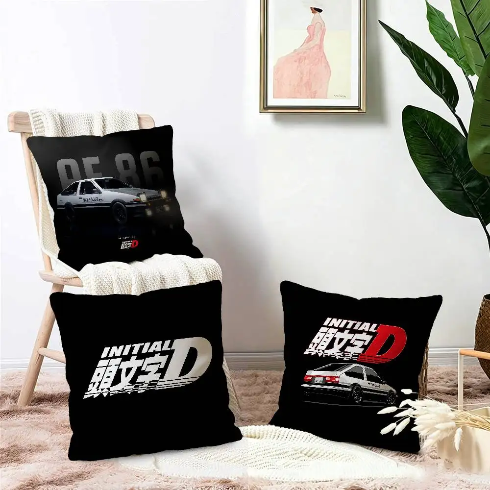 JDM Initial D AE86 Car Pillow Gift Home Office Decoration Bedroom Sofa Car Cushion Cover case 45x45