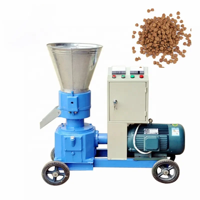 agricultural complete animal 500-800kg/h poultry fish feed production line