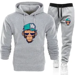 New Print Sweatshirt and Pants Set Man Clothes for Men Sports Sets Mens Suits Two Piece Men's Tracksuit Autumn Men's Clothing