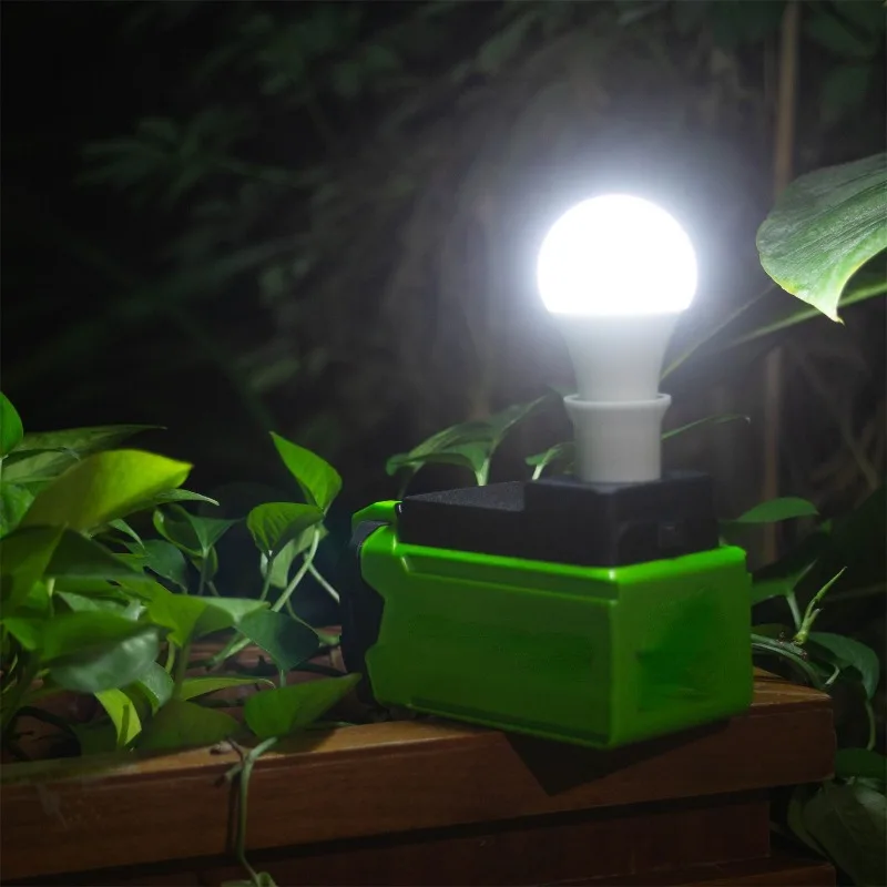 Greenworks lanterna soquetes, Lâmpadas Eor e27, Camping Suprimentos, 40V bateria