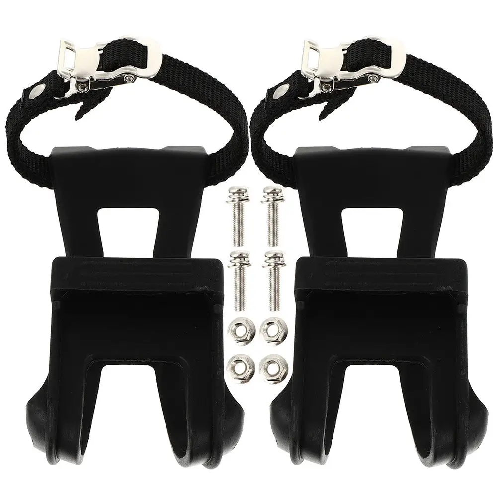 

1 комплект износостойких ремешков-фиксаторов для спортивных велосипедных ботинок с усиленной конструкцией пряжки, уменьшающей истирание, идеально подходит для езды на велосипеде на открытом воздухе