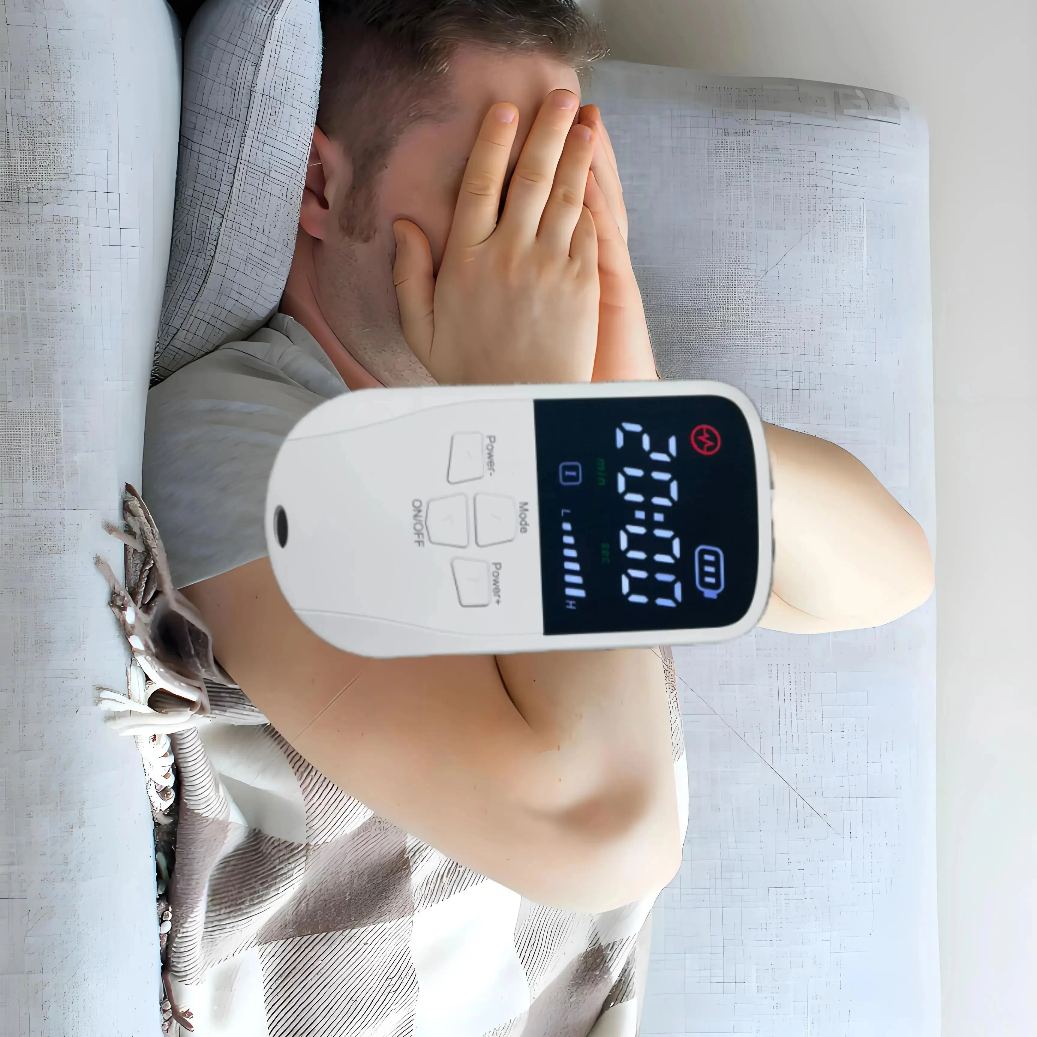 

Профессиональный ручной стимулятор CES Neuro с зажимом для ушей для сна, настроения и поддержки мигрени