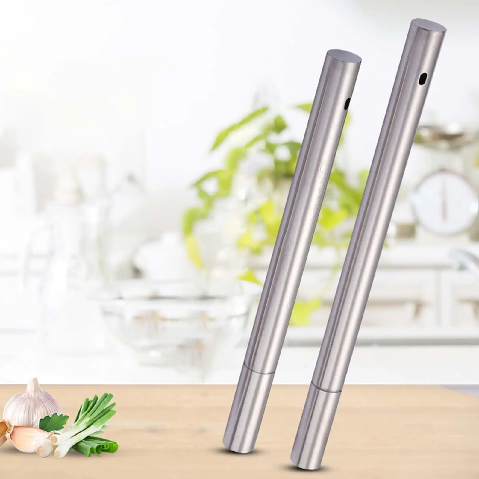 Stainless Steel Barbecue Skewer Storage Tube Ventilation Bottom Kebab Organizer for Grill Kit Use