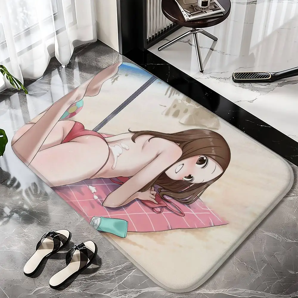 

Takagi Teasing MasterS Floor Mat Printed Large Carpets Room And Bedroom Carpets Bathroom Anti Slip Door MATS Small Carpets