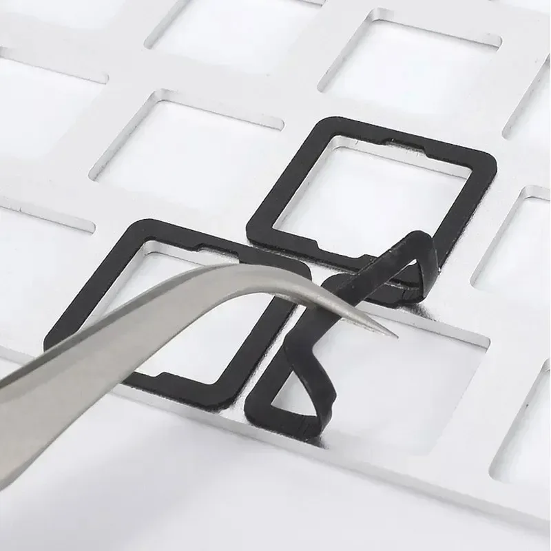 120 قطعة لوحة بورون IXPE EVA لمفتاح لوحة المفاتيح الميكانيكية القابلة للتبديل السريع يقلل من الضوضاء مجموعات لوحة المفاتيح كتم منصات الرغوة وسادة على العمود