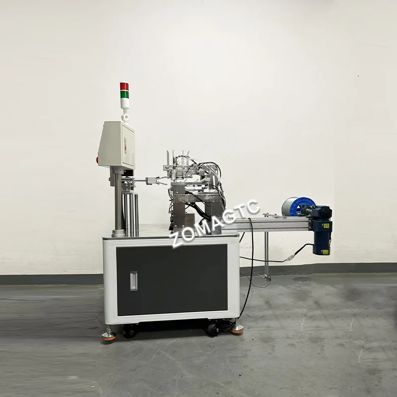 Automatische Doek Hang Tag String Machine Bespanknop Hang Tag Staaldraad Draaimachine