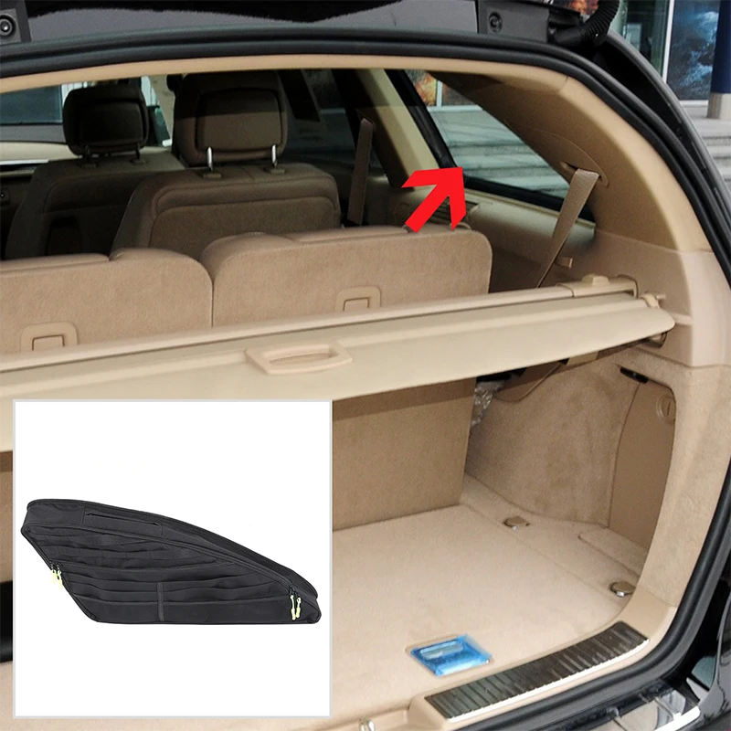 Trunk Side Storage Bag Trunk Hanging Organizer Side Window Storage Bag Car Trunk Box For Mercedes Benz R Class W251 2006-2017