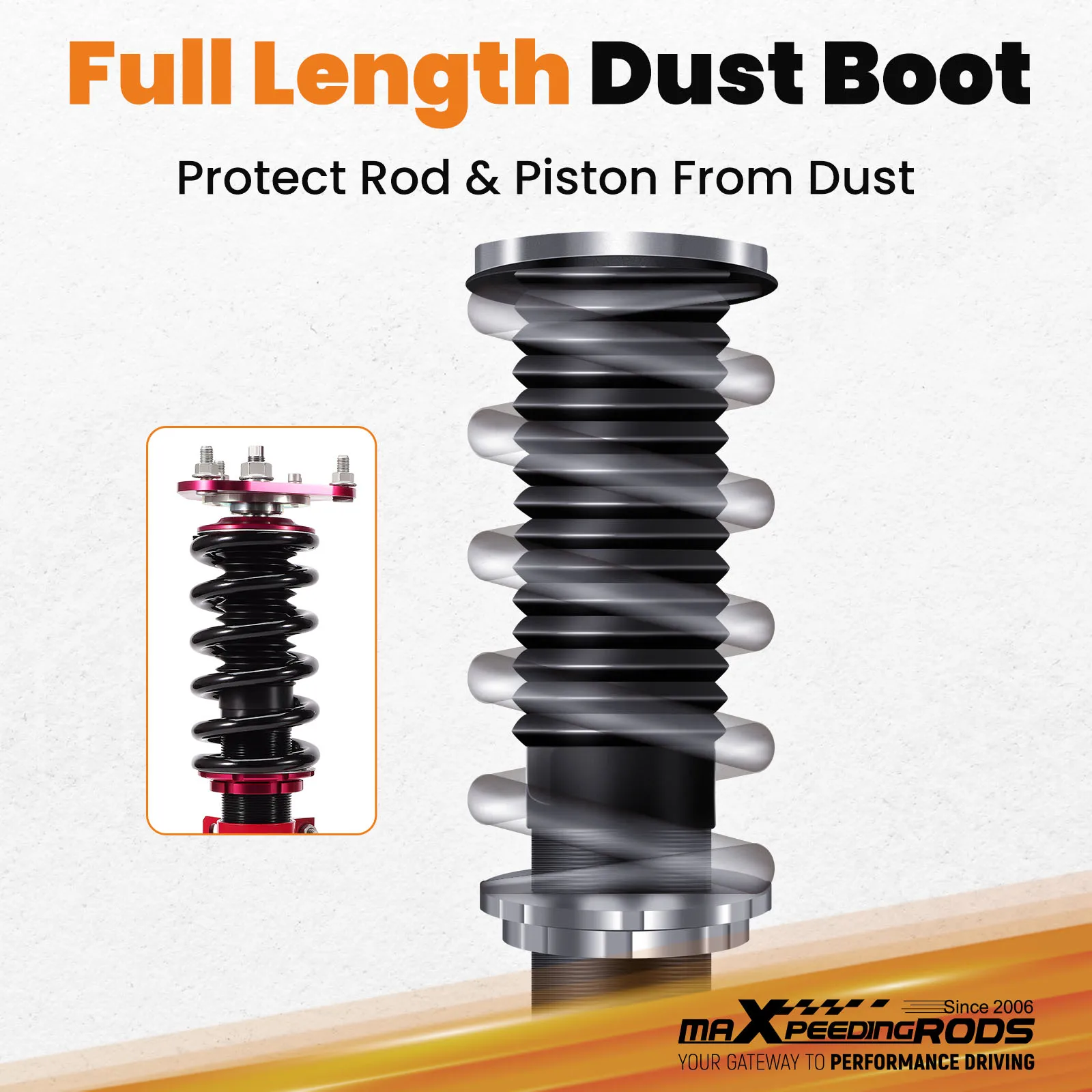 

Комплект койловеров MaXpeedingrods для занижения Toyota Corolla 2003-08 (E120/E130)